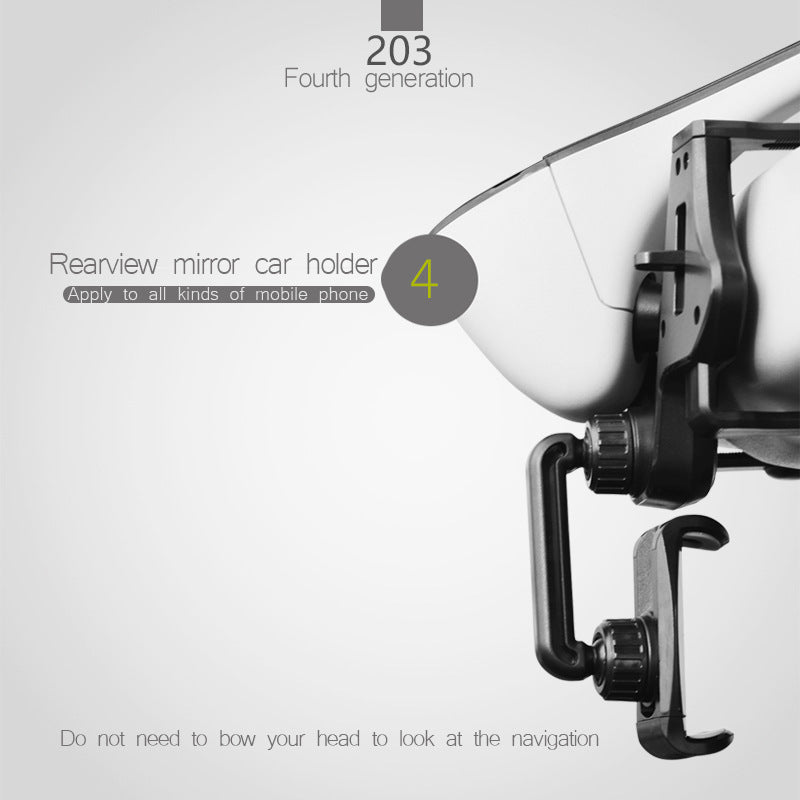 Universal Rearview Mirror Phone Mount