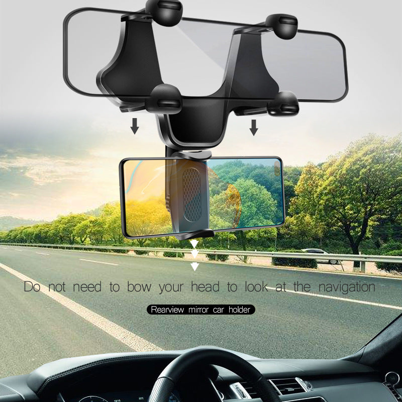 Universal Rearview Mirror Phone Mount