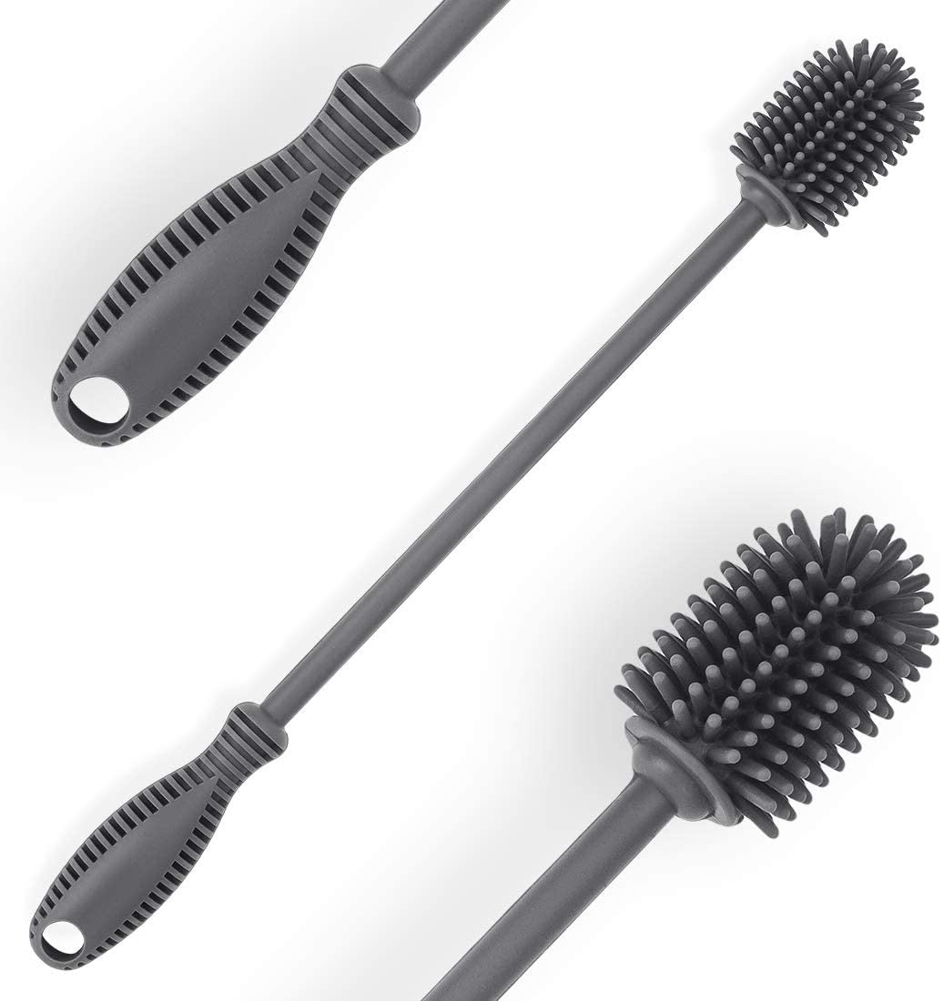 Long Handle Silicone Bottle Brush